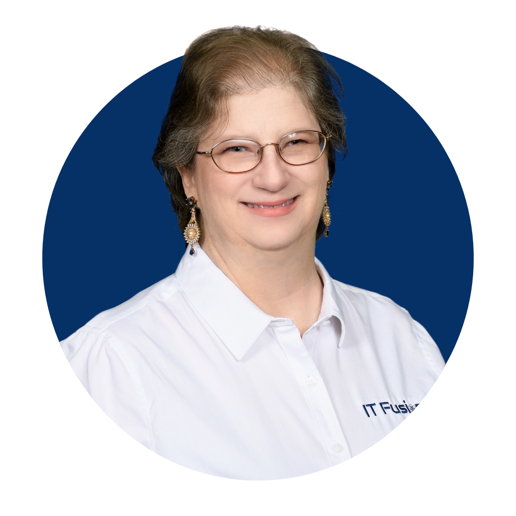Jeanine Kinsey as Office Manager and Compliance Manager at IT Fusion keeping compliance and incident readiness organized