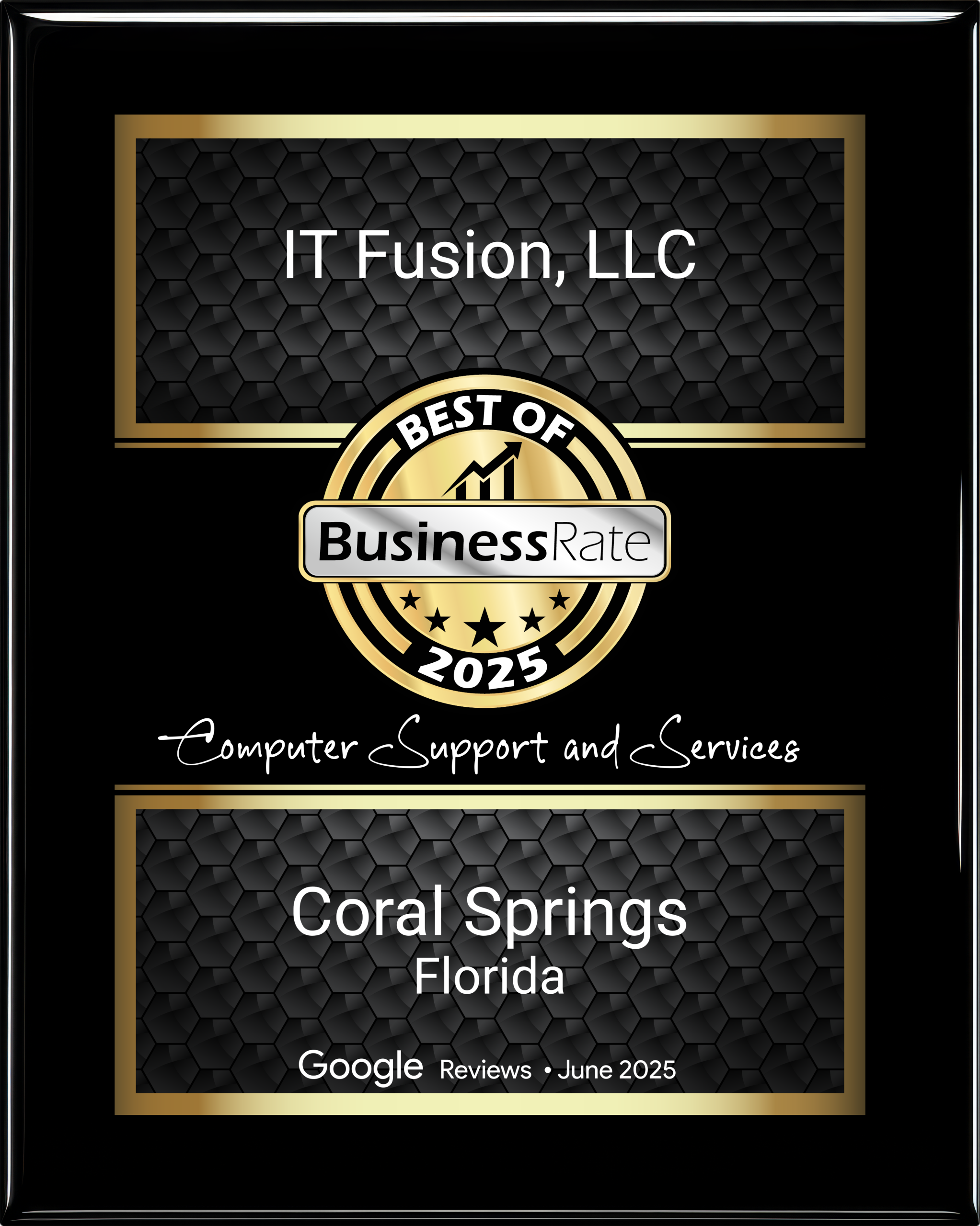 Featured image for “IT Fusion Named Best Computer Support & Services in Coral Springs for 2025”
